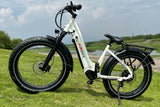 Toury Step Thru Fat Tire Ebike (Fully Assembled)