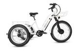 HJMbike TriHauler Cargo Fat Tire Etrike (Fully Assembled) white