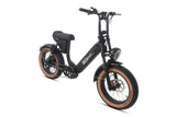 Turbo Moped Style Retro Cruiser Fat Tire Electric Motorbike