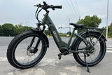 Toury Step Thru Fat Tire Ebike (Fully Assembled)